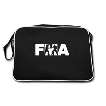 FMA Fighter - Sac Retro - noir/blanc - Dos