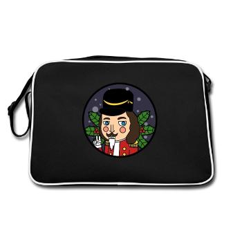 Casse-Noisette Père Noël - Sac Retro - noir/blanc - Dos