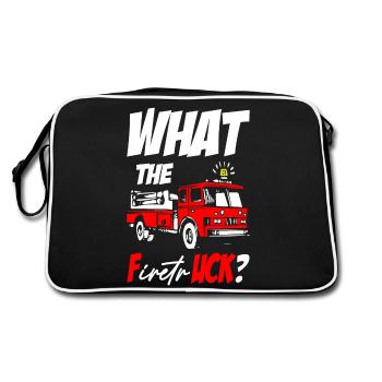 Qu’est-ce que le FiretrUCK Funny Fireman Fire Rescue - Sac Retro - noir/blanc - Dos