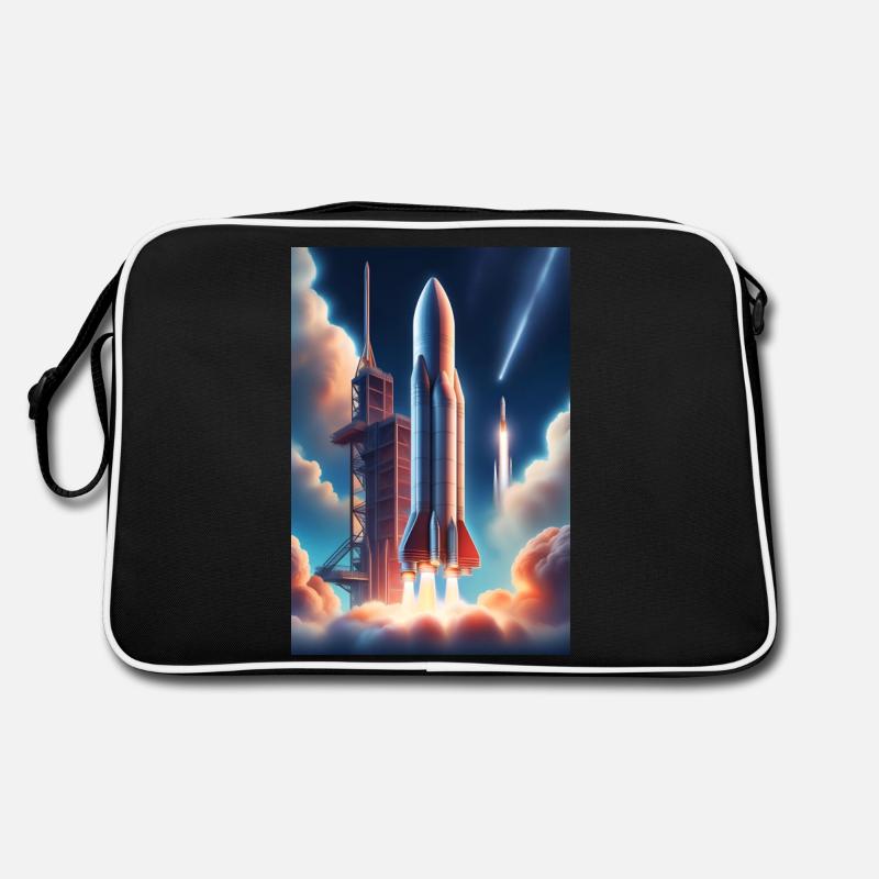 Une conception réaliste de lancement de fusée Sac Retro