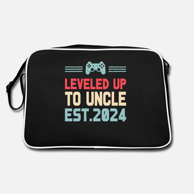 uncle est 2024 Level Unlocked First Time Uncle Retro Bag
