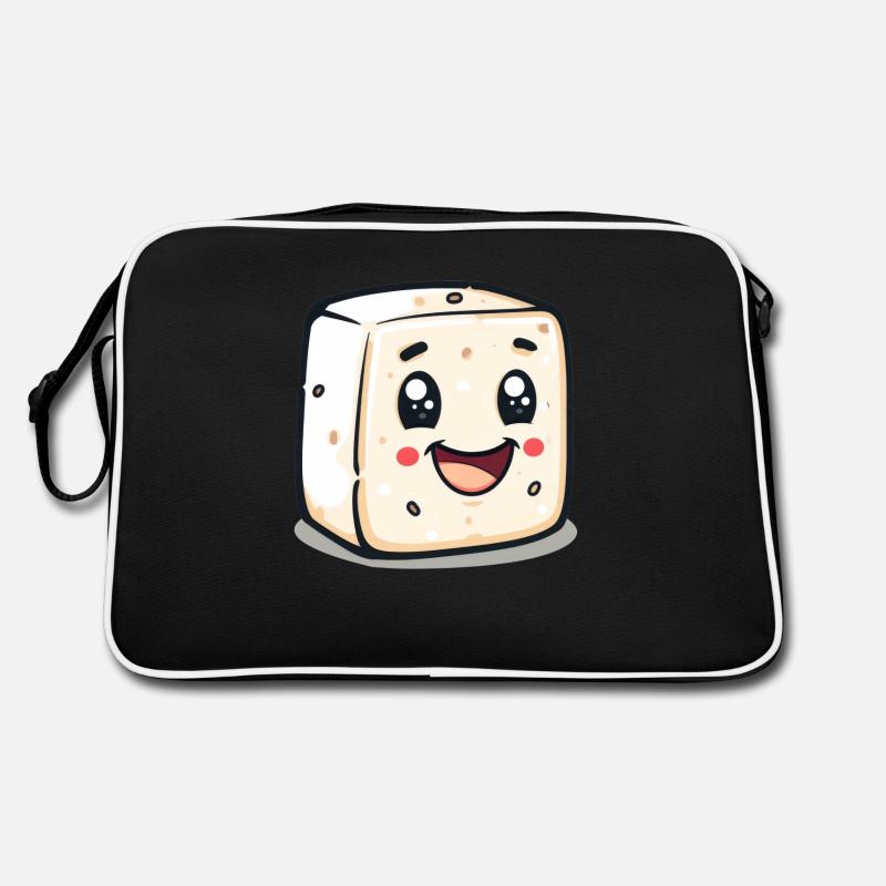 Cute Marshmallow Comic Retro Bag