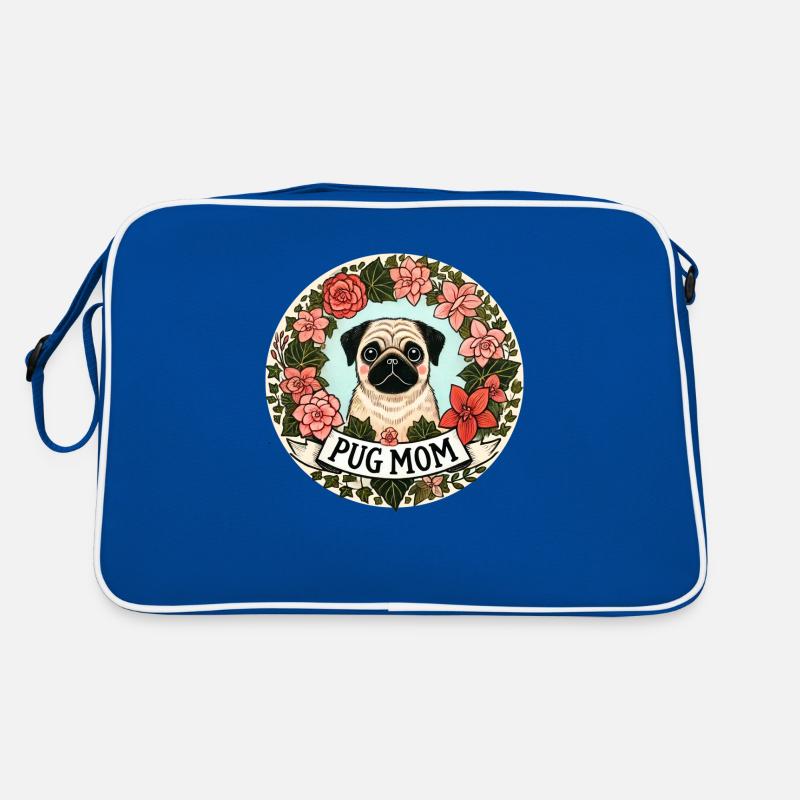 Mops-Mama Retro Tasche