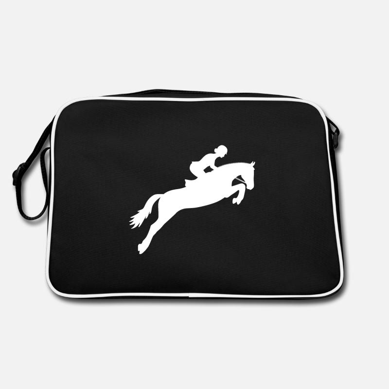 Cheval de saut d'obstacles - Cheval cadeau Sac Retro