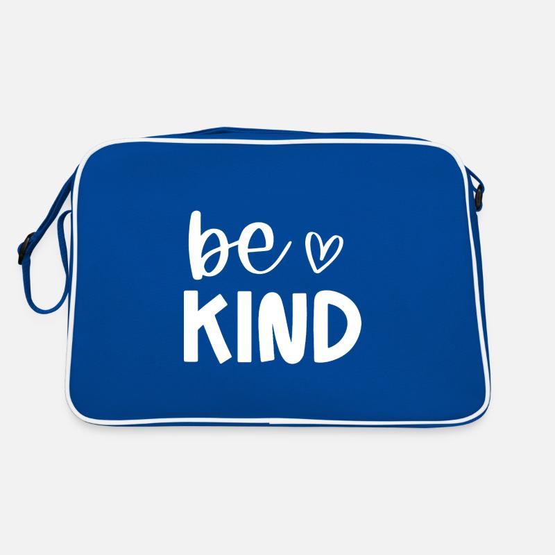 Be Kind Conception de message positif Sac Retro