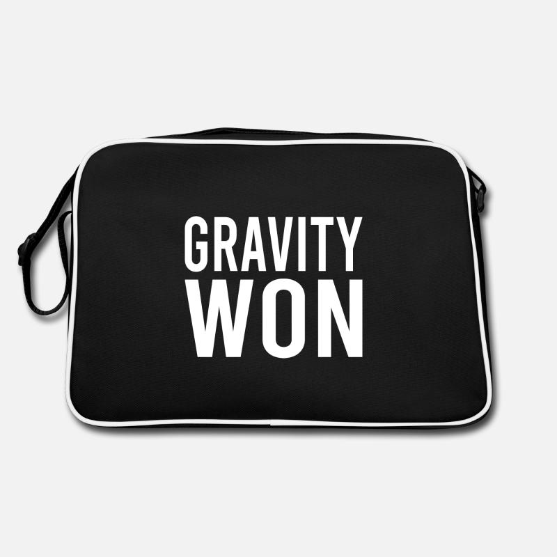 Gravity Won Gebrochener Arm Beinknochen Gelenk Gesund Werden Retro Tasche
