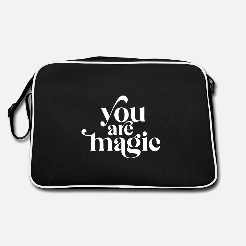 Du bist Magie Retro Tasche