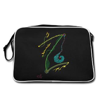 Algus par Ezra Spirit - Sac Retro - noir/blanc - Dos
