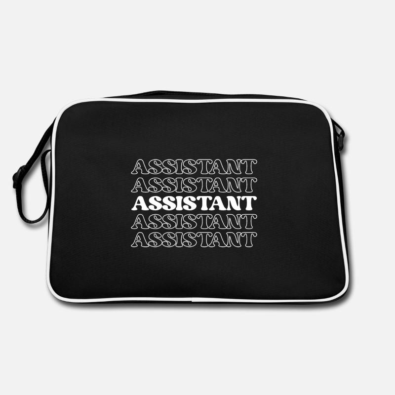 Assistante Assistante Assistante Aide Supportrice Sac Retro