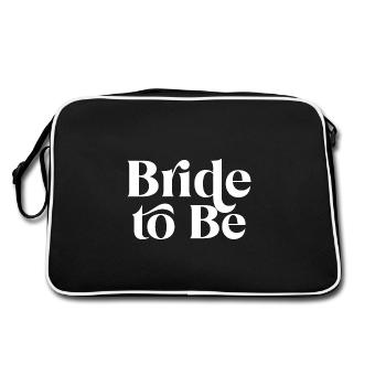Bride to Be - Retro Bag - black/white - Back