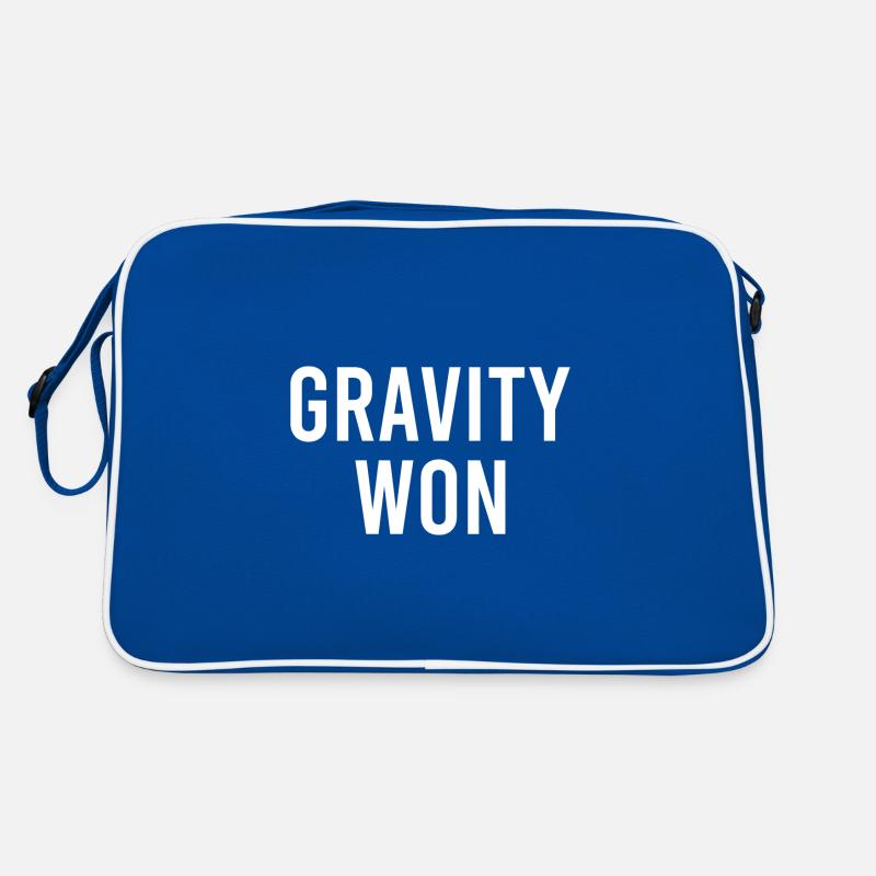 Gravity Won Broken Arm Leg Bone Joint Get Well Retro Bag