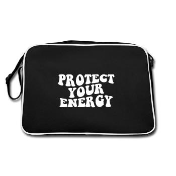 Protégez votre motivation énergétique - Sac Retro - noir/blanc - Dos