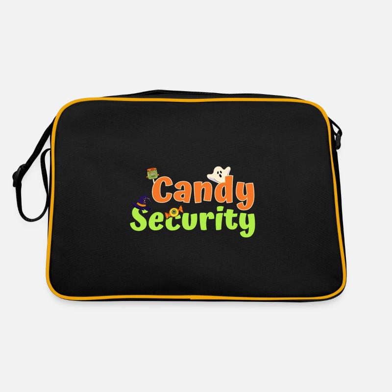 Funny Halloween Costume Candy Security Retro Bag