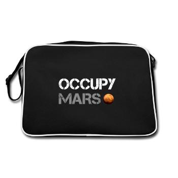 Occupy Mars planète Space Explor Rocket Science - Sac Retro - noir/blanc - Dos