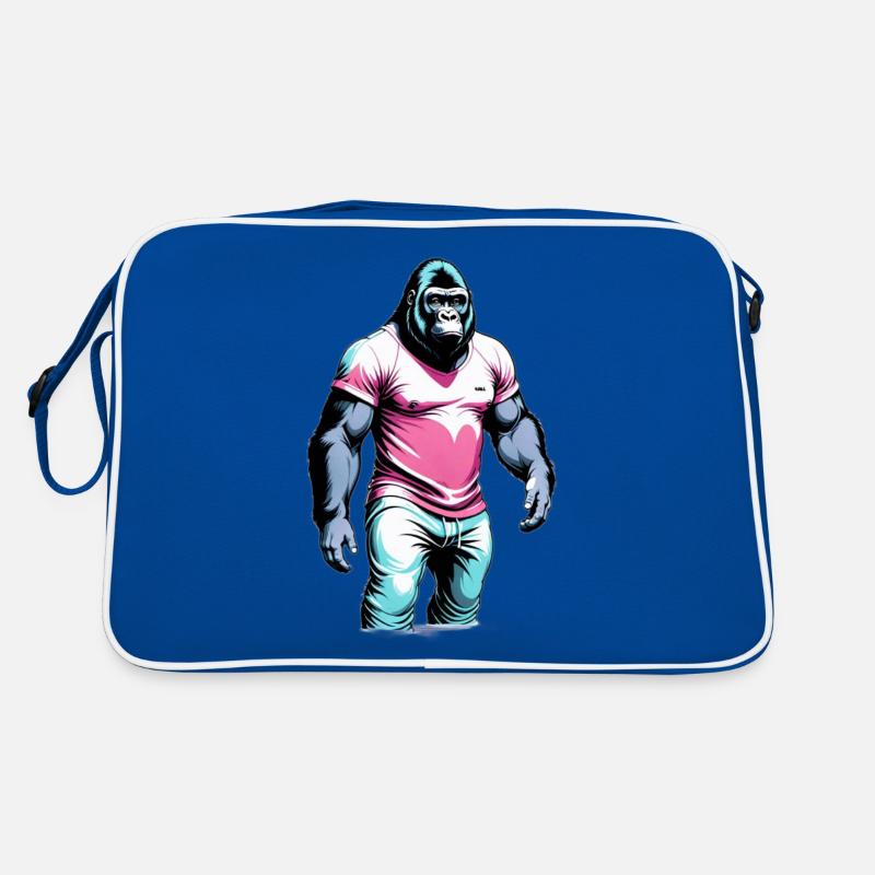 Cooler Gorilla Retro Tasche