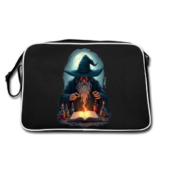 Maître des sorts - Sac Retro - noir/blanc - Dos