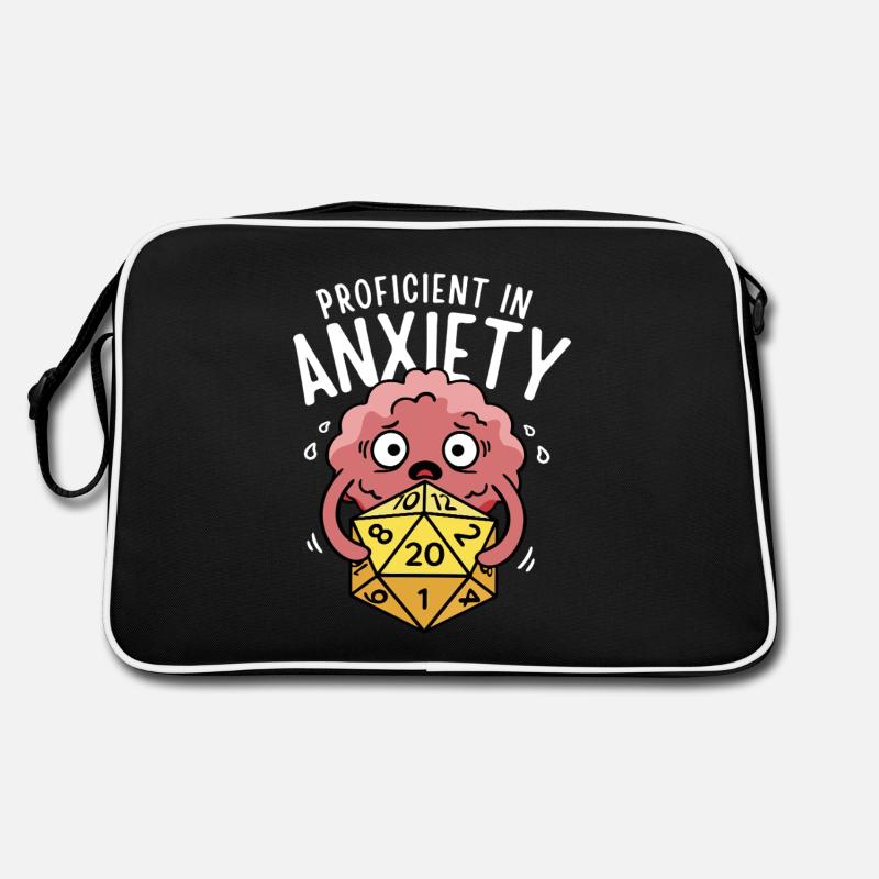 Geübt in Angst Retro Tasche