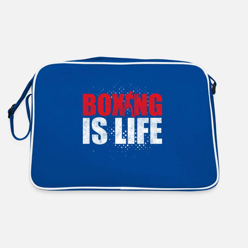 Boxing Is Life Training Boxer Retro Bag