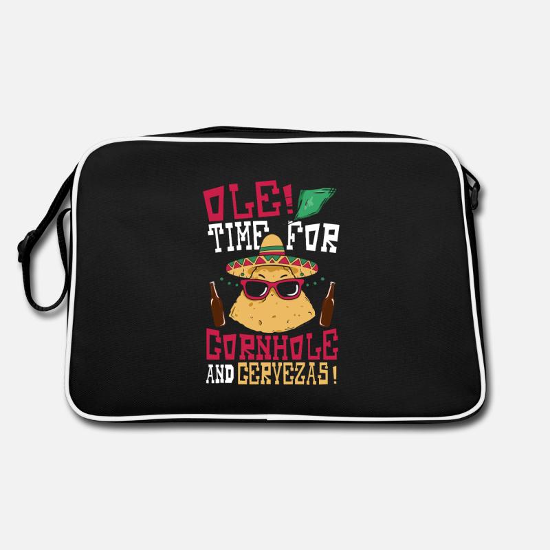 Cornhole et Cervezas Cinco de Mayo Cornhole Sac Retro