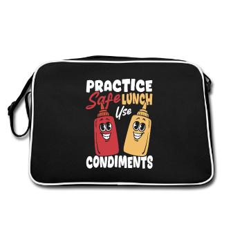 Déjeuner d’épices Sauce aux épices - Sac Retro - noir/blanc - Dos