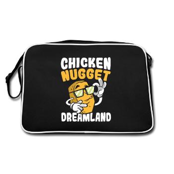 Chicken Nuggets Chicken Nugget Dreamland - Retro Bag - black/white - Back