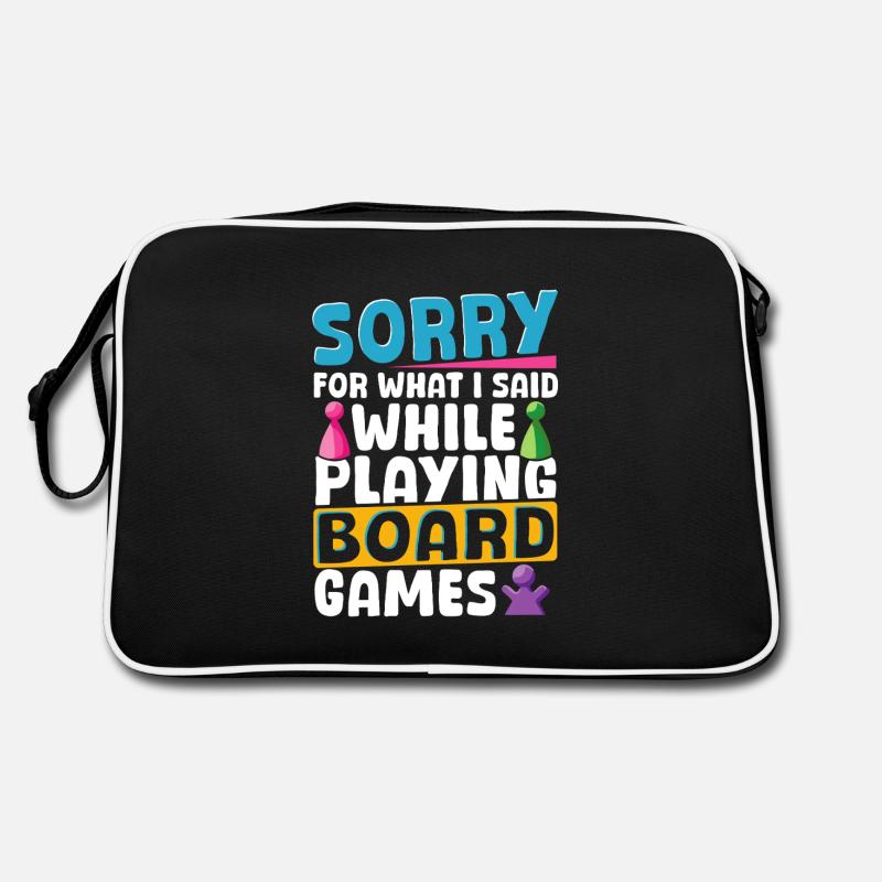 Playing Board Games Board Game Retro Bag