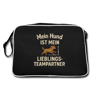 Agility Dog Training Team Partenaire Dog Lover - Sac Retro - noir/blanc - Dos