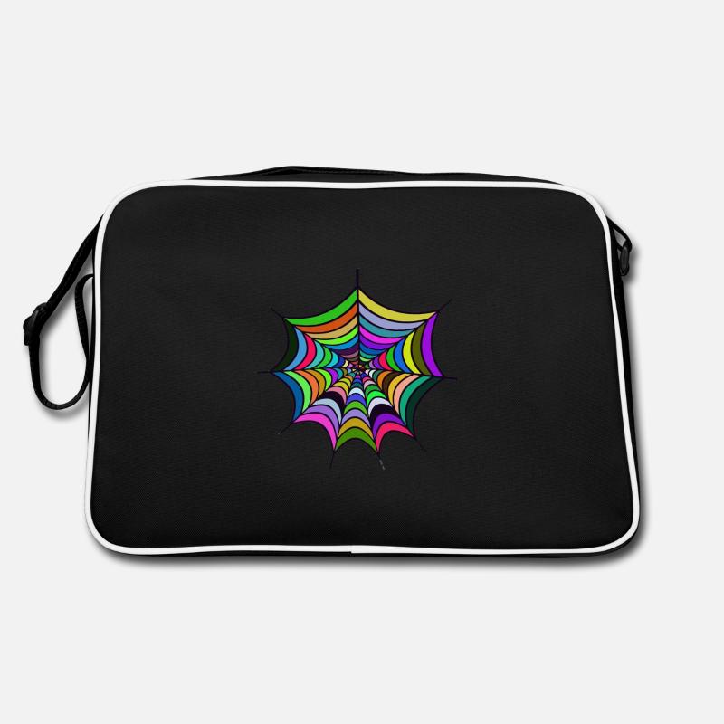 Color Spider Web gift Spiderman spider web Retro Bag