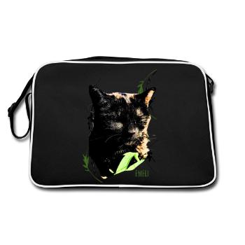 Cat 5Gras by Acryl Gallery & Design - Retro Bag - black/white - Back