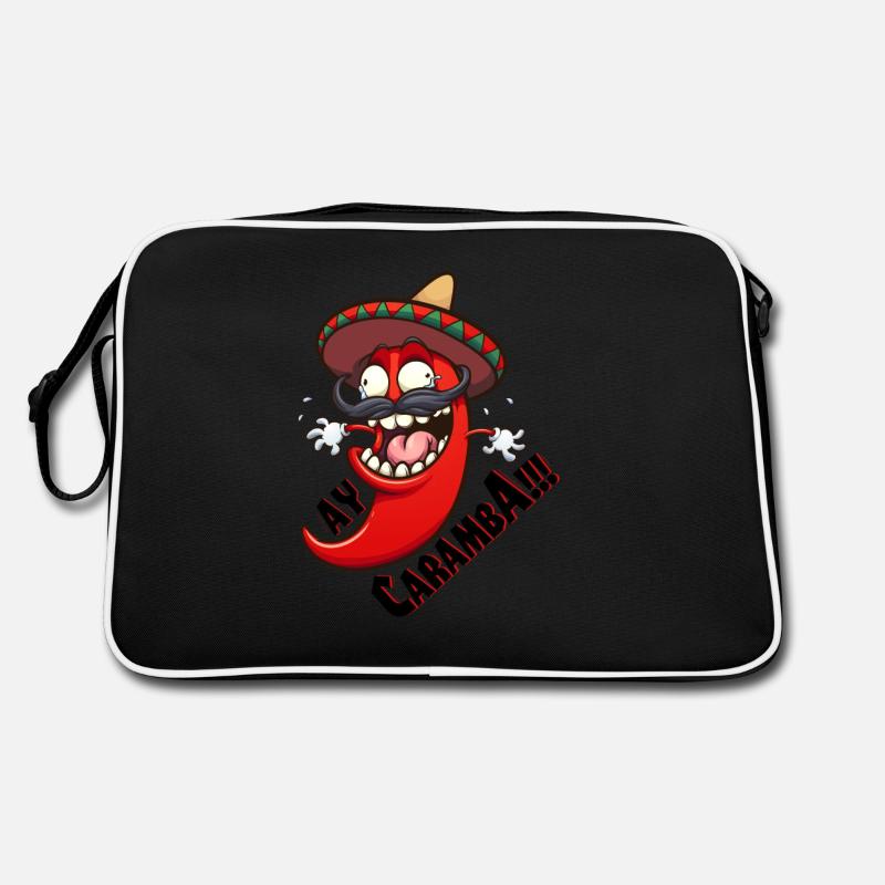 Ay Caramba scharfe Chilli Retro Tasche