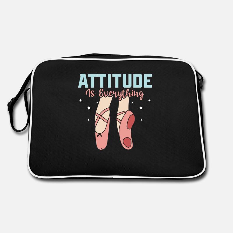 Attitude Is Everything Ballet Dancing Retro Bag
