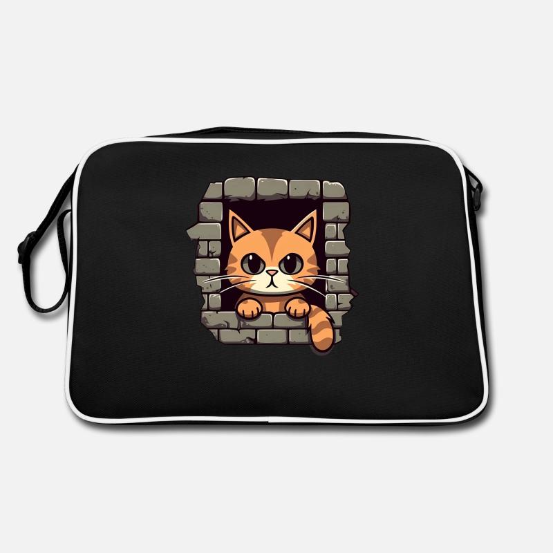 Chat mignon Sac Retro