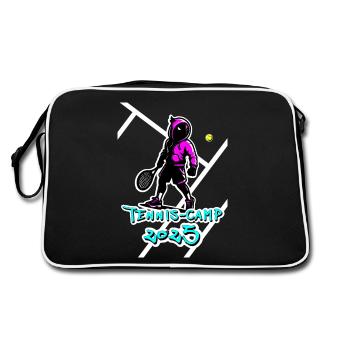 Tennis Camp Shirt 2025 - Retro Bag - black/white - Back