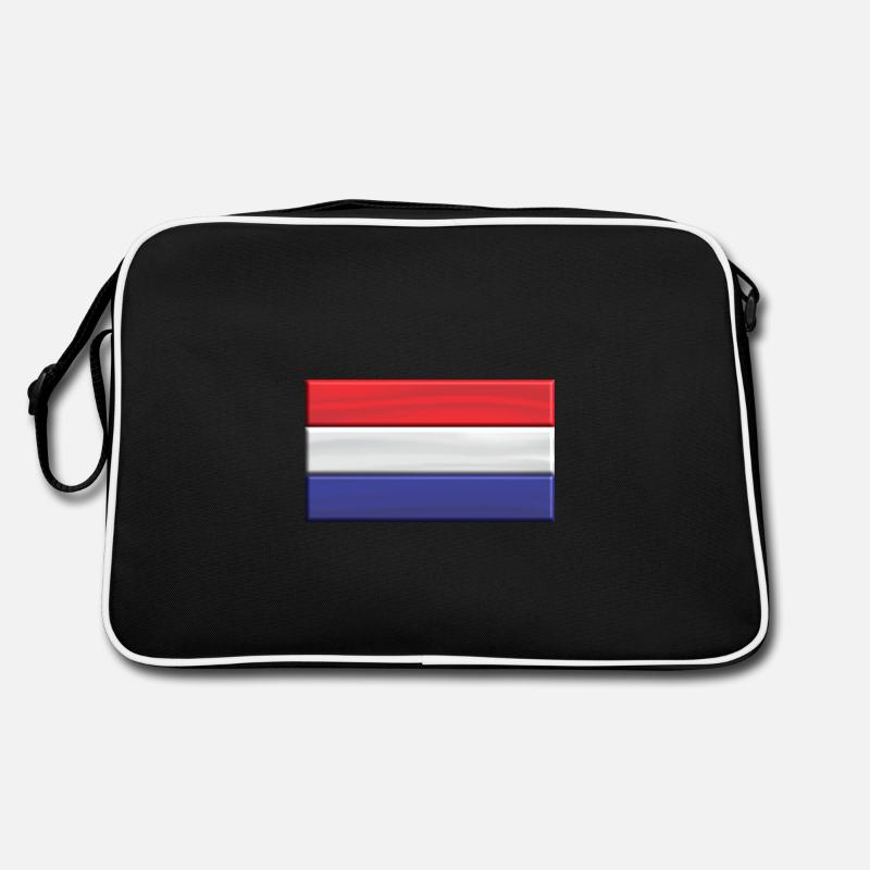 Netherlands flag 3 D Holland Retro Bag