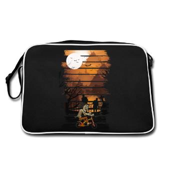Vélo Zombie, Zombie Vélo D’équitation, Vélo Zombie - Sac Retro - noir/blanc - Dos