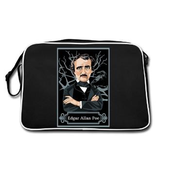 Edgar Allan Poe - Sac Retro - noir/blanc - Dos