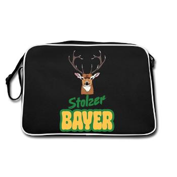 Hirsch - Fier Bavarois - Sac Retro - noir/blanc - Dos