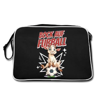 Drôle Humour Jeu de mots Football Football - Sac Retro - noir/blanc - Dos