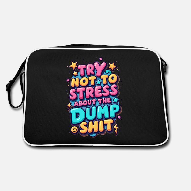 Try Not To Stress Retro Bag
