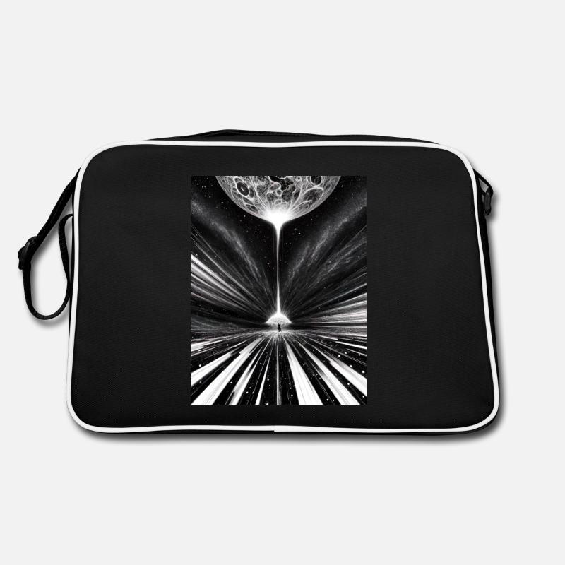 Geburt eines Sterns Weltall Sterne Sonnensystem Retro Tasche