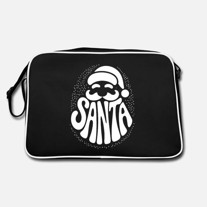 Weihnachtsmann - Cooles Vintage Comic Logo Retro Tasche