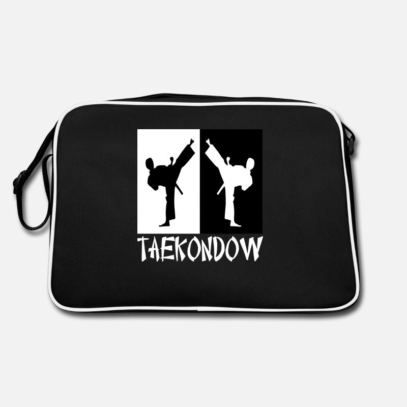 Karaté Tkd - Sac Retro - noir/blanc