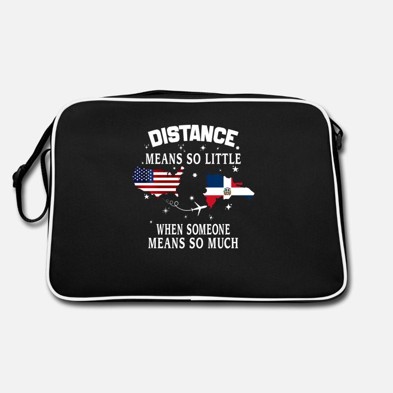 Distance Means So Little When Someone Means Much Retro Bag