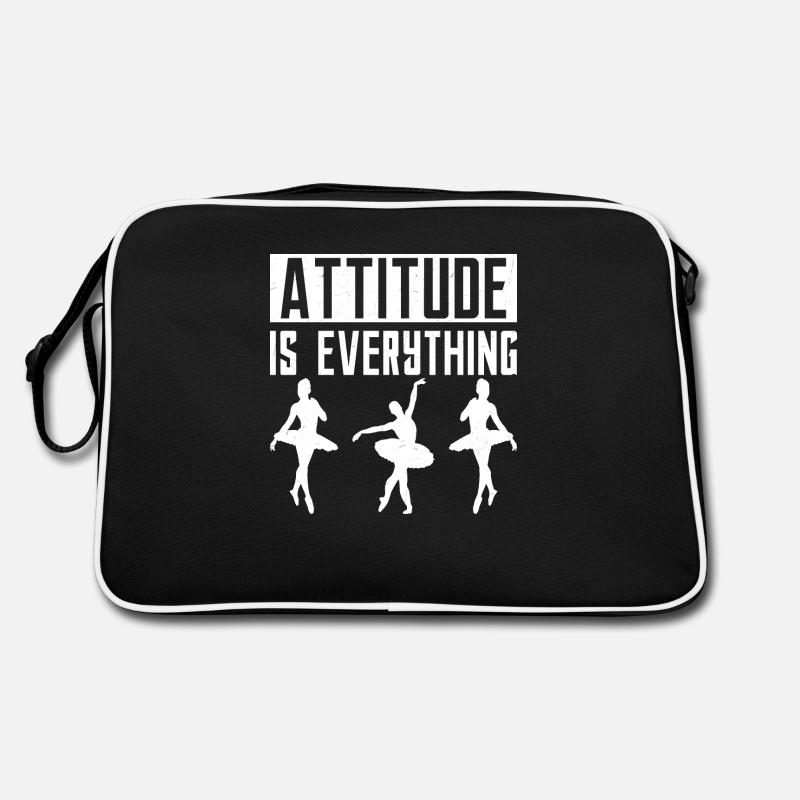 Attitude Is Everything Ballet Dancing Retro Bag