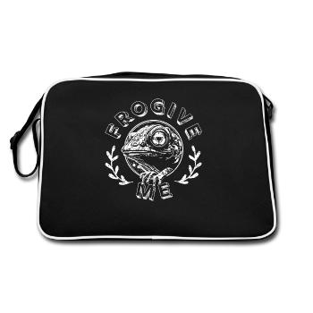 FROGIVE ME - Retro Bag - black/white - Back