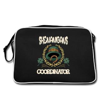 Shenanigans Coordinator Saint Patrick's Day 2025 - Retro Bag - black/white - Back