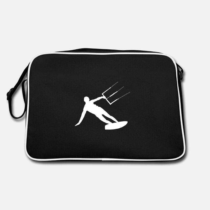 Kite Kitesurfing Kite Surf - Sac Retro - noir/blanc