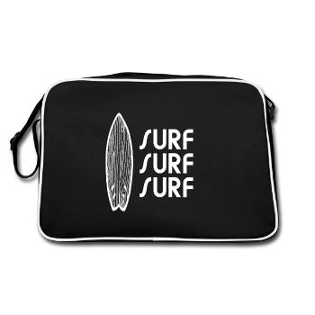 Surf Surf SUrf - Sac Retro - noir/blanc - Dos