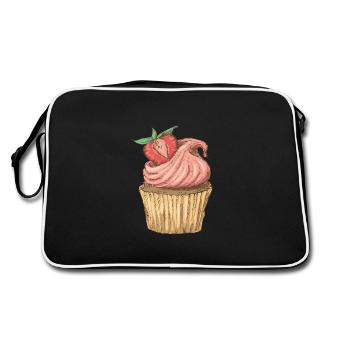 Cupcake - Retro Bag - black/white - Back