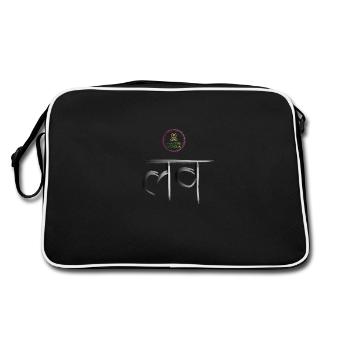 LOVE Sanskrit MaitriYoga - Retro Bag - black/white - Back